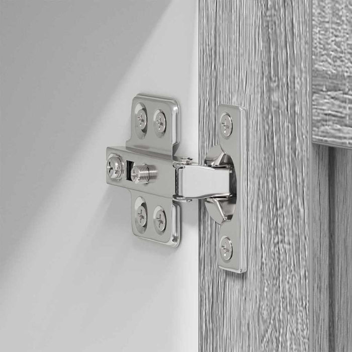 Dulap suspendat cu ușă Riga Gri Sonoma și Alb 80 x 31 x 40 cm - WALTI WALTI