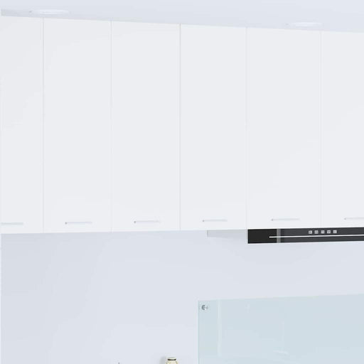 Dulap suspendat Riga 2 pcs Alb 30 x 31 x 80 cm Lemn compozit - WALTI WALTI