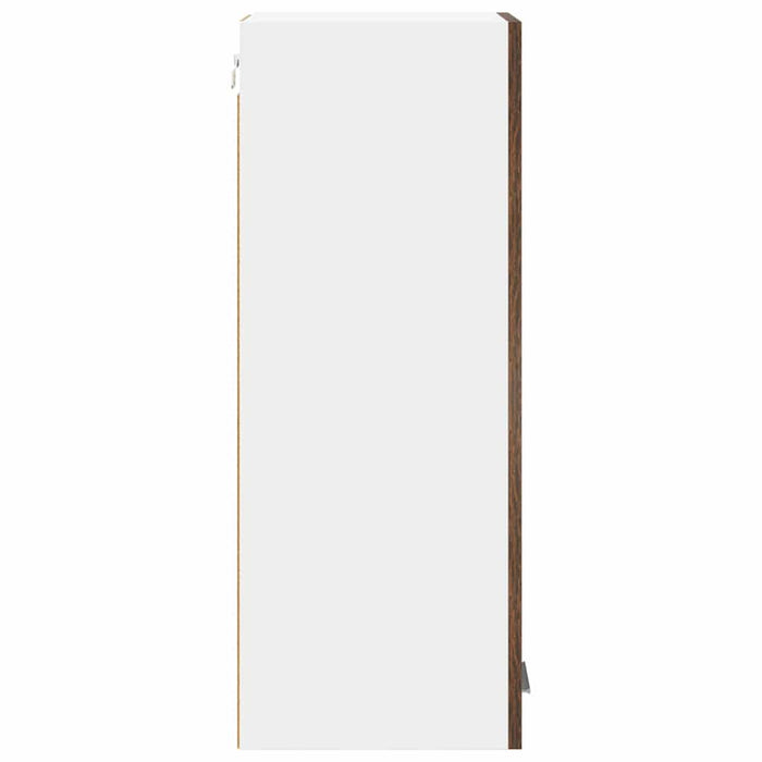 Dulap suspendat Riga Stejar afumat și alb 30 x 31 x 80 cm - WALTI WALTI