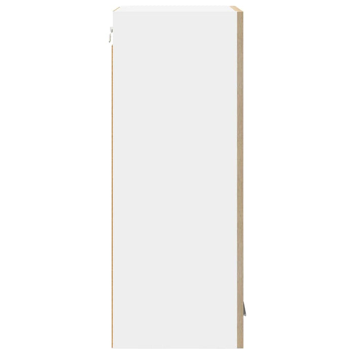 Dulap suspendat Riga Stejar Sonoma și Alb 40 x 31 x 80 cm - WALTI WALTI