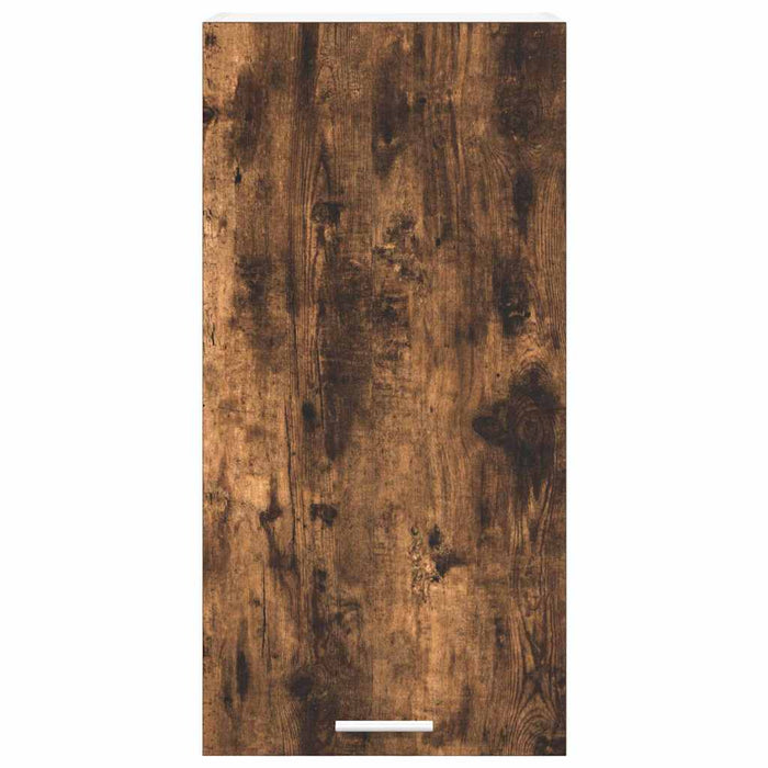 Dulap suspendat Riga Stejar afumat și alb 40 x 31 x 80 cm - WALTI WALTI