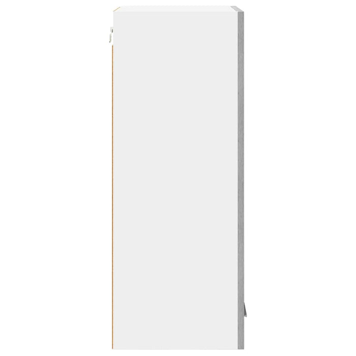 Dulap suspendat cu ușă Riga Gri Sonoma și Alb 40 x 31 x 80 cm - WALTI WALTI