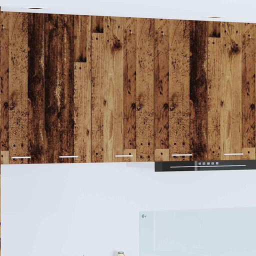 Dulap suspendat cu ușă Riga Lemn vechi și Alb 40 x 31 x 80 cm - WALTI WALTI