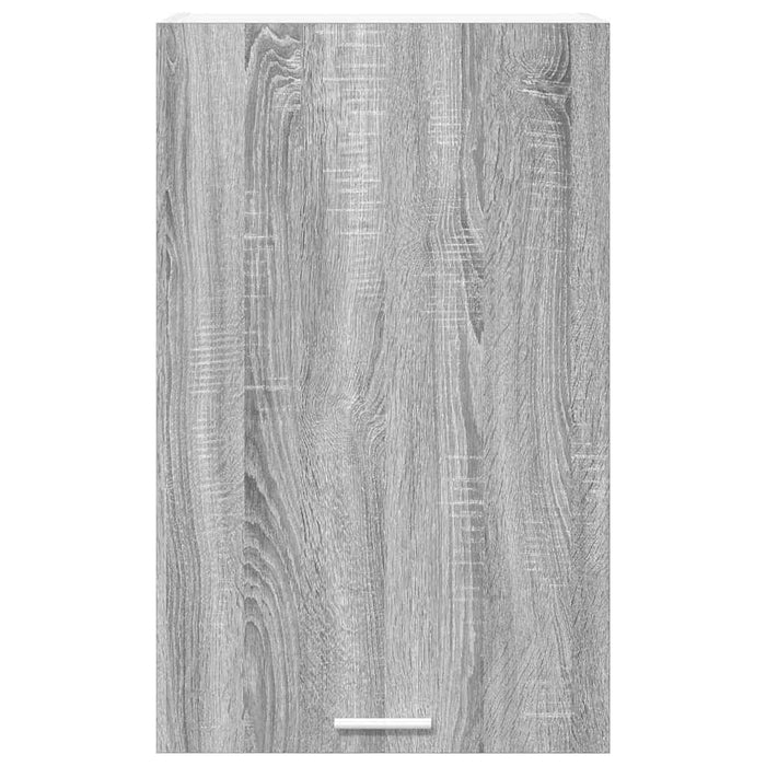 Dulap suspendat cu ușă Riga Gri Sonoma și Alb 50 x 31 x 80 cm - WALTI WALTI