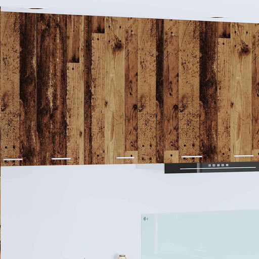 Dulap suspendat cu ușă Riga Lemn vechi și Alb 50 x 31 x 80 cm - WALTI WALTI