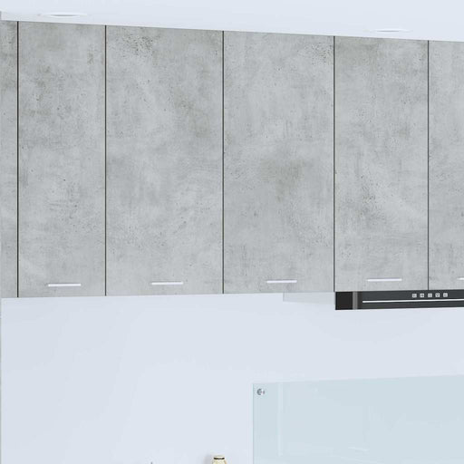 Dulap suspendat cu ușă Riga Gri din beton 80 x 31 x 80 cm - WALTI WALTI