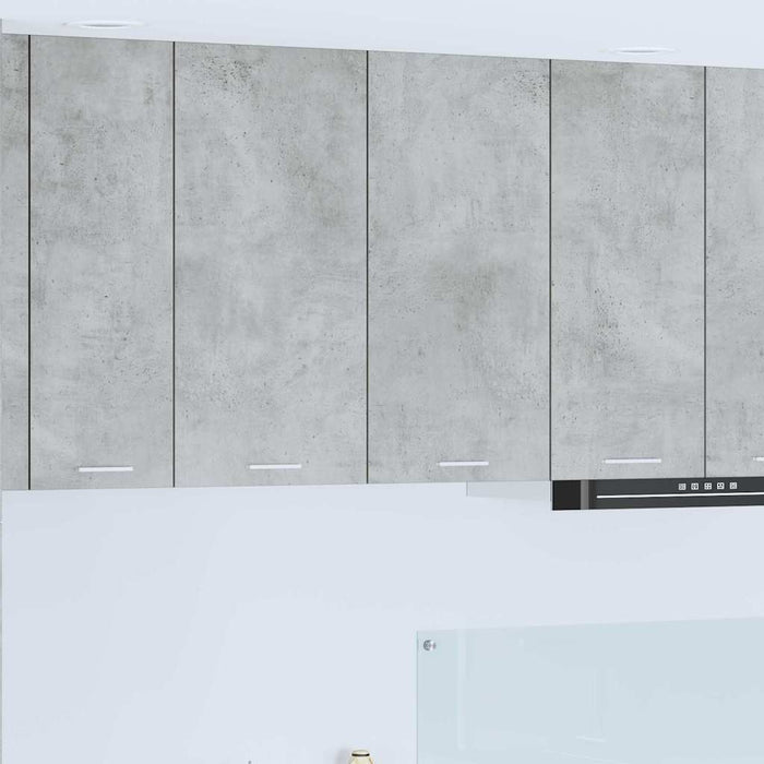 Dulap suspendat cu ușă Riga Gri din beton 80 x 31 x 80 cm - WALTI WALTI