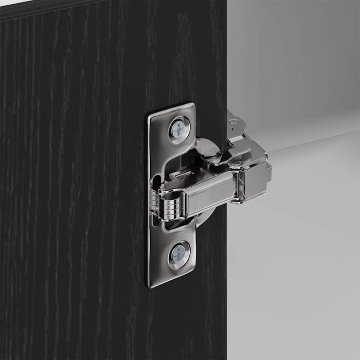 Dulap suspendat Riga Stejar negru și Alb 57 x 57 x 80 cm - WALTI WALTI