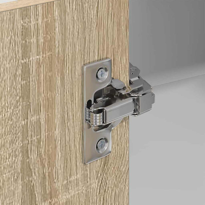 Dulap suspendat Riga Stejar Sonoma și Alb 57 x 57 x 80 cm - WALTI WALTI