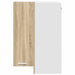 Dulap suspendat Riga Stejar Sonoma și Alb 57 x 57 x 80 cm - WALTI WALTI