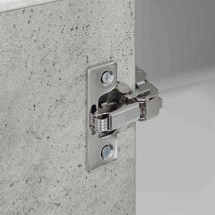 Dulap suspendat Riga Gri beton și Alb 57 x 57 x 80 cm - WALTI WALTI