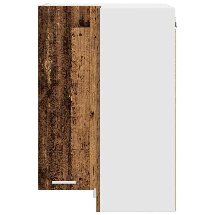 Dulap suspendat Riga Lemn vechi și Alb 57 x 57 x 80 cm - WALTI WALTI