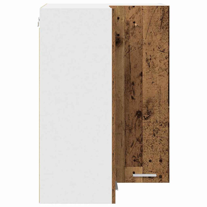 Dulap suspendat Riga Lemn vechi și Alb 57 x 57 x 80 cm - WALTI WALTI