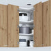 Dulap suspendat Riga Stejar Artisan și Alb 57 x 57 x 80 cm - WALTI WALTI