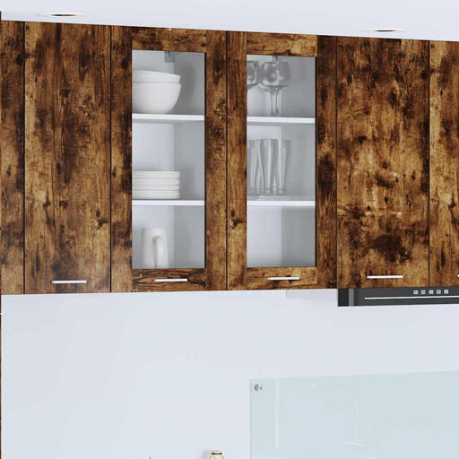 Dulap suspendat cu ușă Riga Stejar fumuriu 40 x 31 x 80 cm - WALTI WALTI