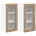 Dulap suspendat Riga 2 pcs Stejar Artizanal 40 x 31 x 80 cm - WALTI WALTI