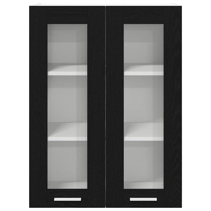 Dulap suspendat Riga Stejar Negru 60 x 31 x 80 cm Lemn compozit - WALTI WALTI