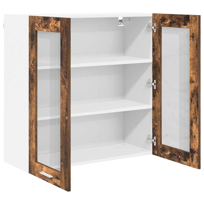 Dulap suspendat cu ușă Riga Stejar fumuriu 80 x 31 x 80 cm - WALTI WALTI