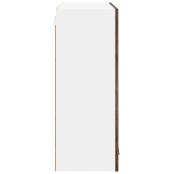 Dulap suspendat cu ușă Riga Stejar fumuriu 80 x 31 x 80 cm - WALTI WALTI