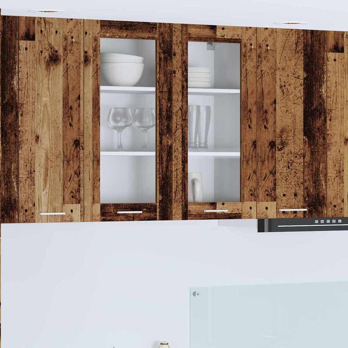 Dulap suspendat Riga Lemn Vechi 80 x 31 x 80 cm Lemn compozit - WALTI WALTI