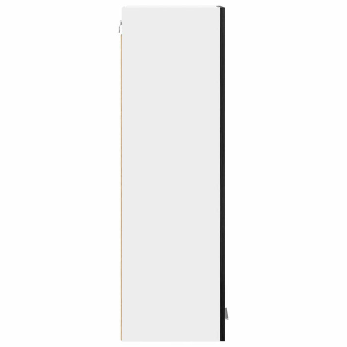 Dulap suspendat cu ușă Riga Stejar Negru 30 x 31 x 100 cm - WALTI WALTI