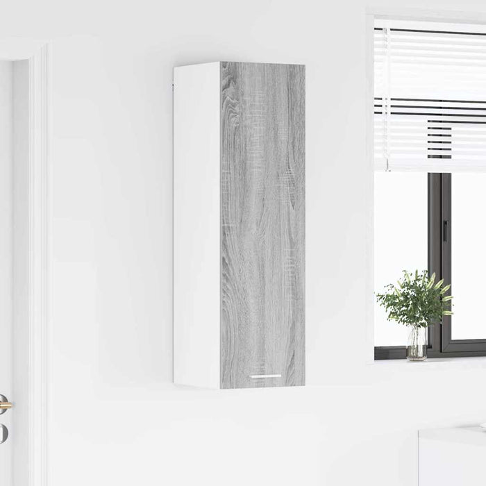 Dulap suspendat Riga Gri Sonoma 30 x 31 x 100 cm Lemn compozit - WALTI WALTI
