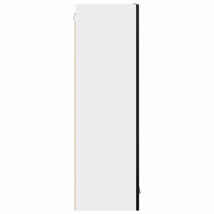 Dulap suspendat cu ușă Riga Stejar Negru 40 x 31 x 100 cm - WALTI WALTI