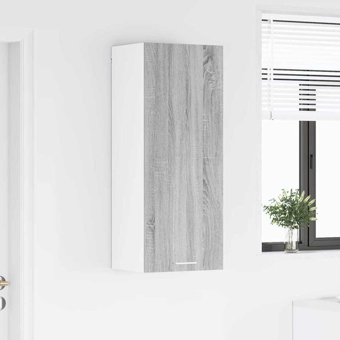 Dulap suspendat Riga Gri Sonoma 40 x 31 x 100 cm Lemn compozit - WALTI WALTI