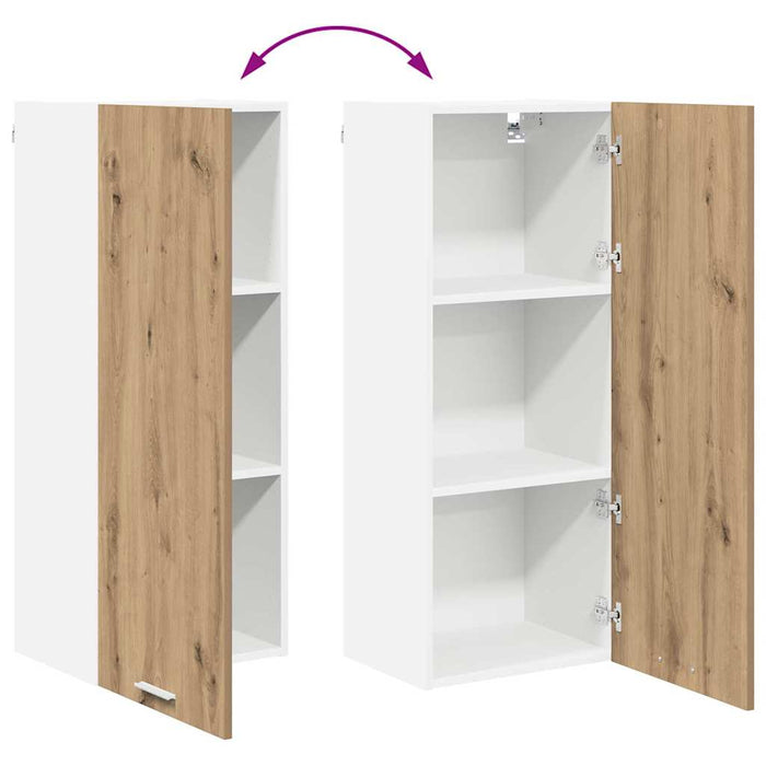 Dulap suspendat cu ușă Riga Stejar Artizanal 40 x 31 x 100 cm - WALTI WALTI