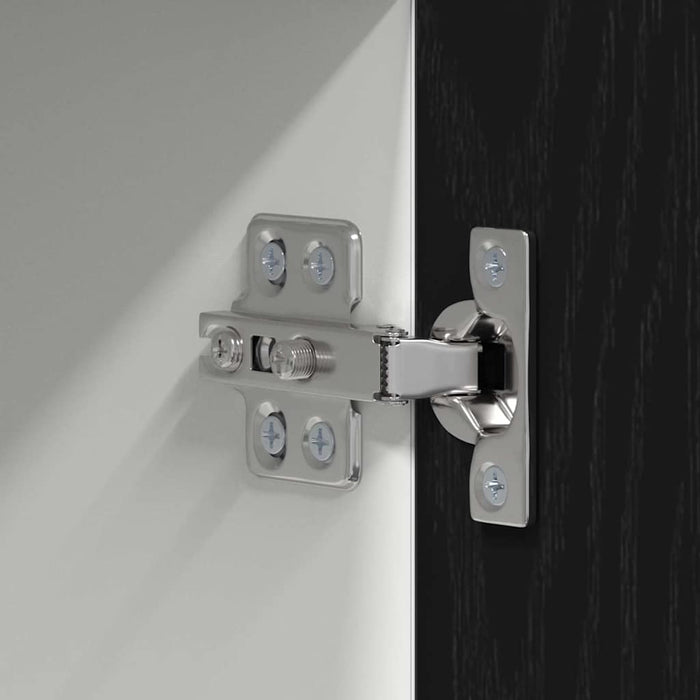 Dulap suspendat Riga Stejar negru și Alb 50 x 31 x 100 cm - WALTI WALTI