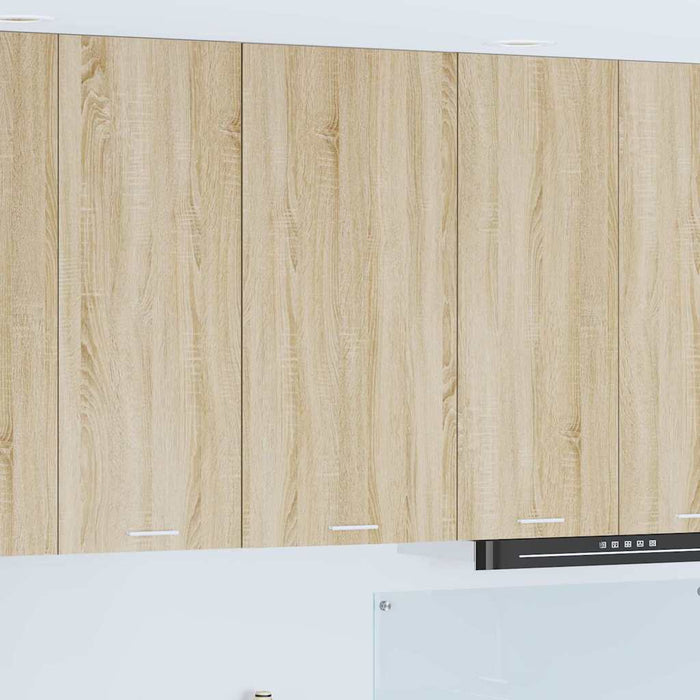 Dulap suspendat Riga Stejar Sonoma și Alb 50 x 31 x 100 cm - WALTI WALTI