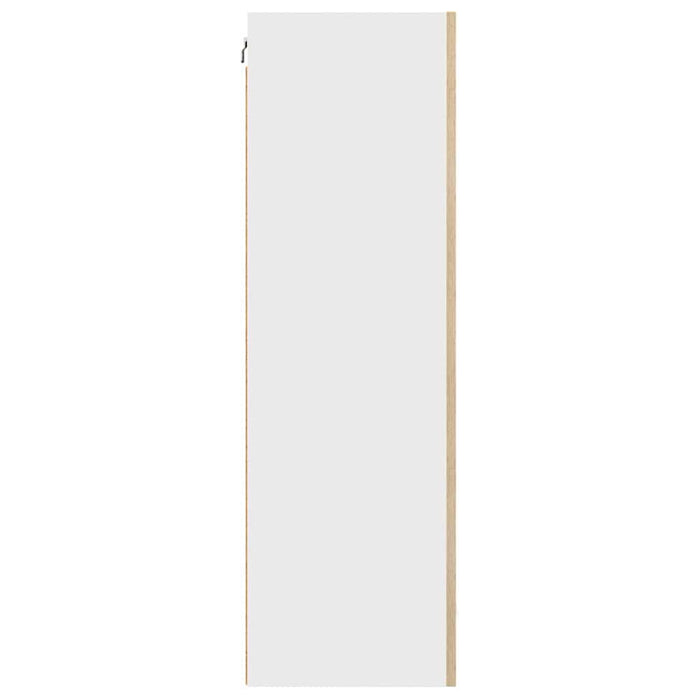 Dulap suspendat Riga Stejar Sonoma și Alb 50 x 31 x 100 cm - WALTI WALTI