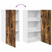 Dulap suspendat Riga Stejar afumat și alb 50 x 31 x 100 cm - WALTI WALTI
