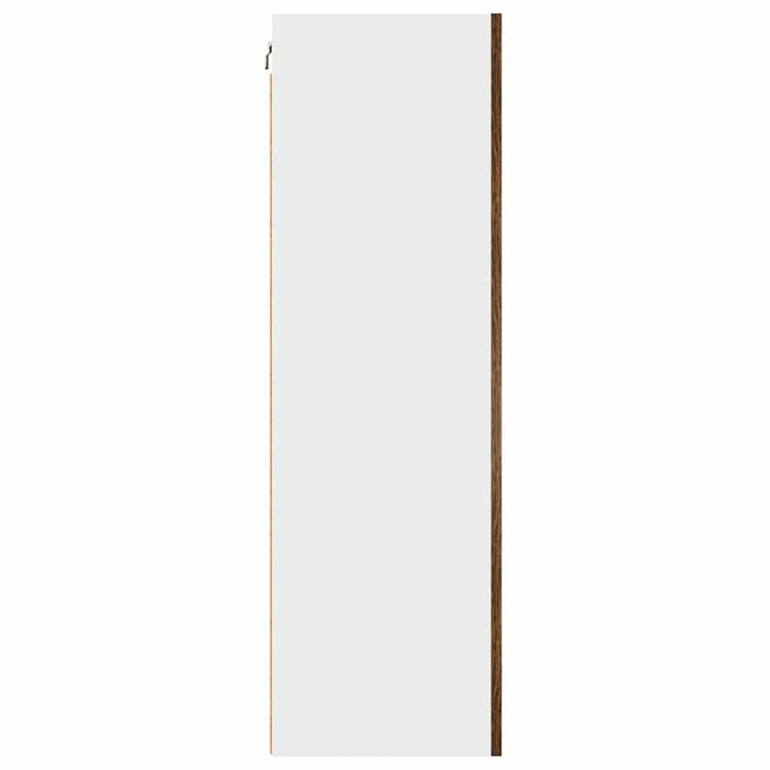 Dulap suspendat Riga Stejar afumat și alb 50 x 31 x 100 cm - WALTI WALTI