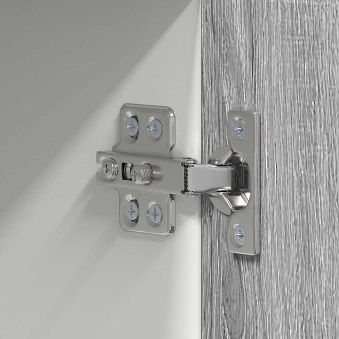 Dulap suspendat cu ușă Riga Gri Sonoma și Alb 50 x 31 x 100 cm - WALTI WALTI