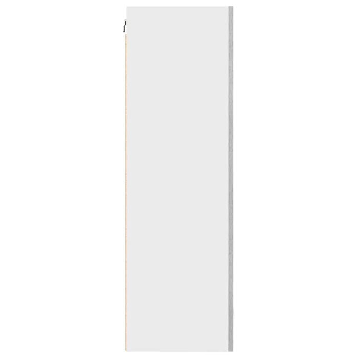 Dulap suspendat cu ușă Riga Gri Sonoma și Alb 50 x 31 x 100 cm - WALTI WALTI