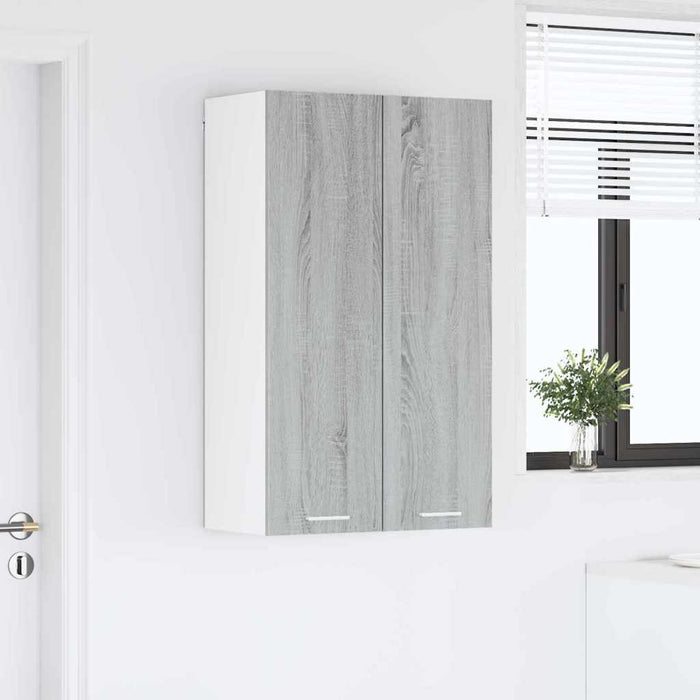 Dulap suspendat Riga Gri Sonoma 60 x 31 x 100 cm Lemn compozit - WALTI WALTI