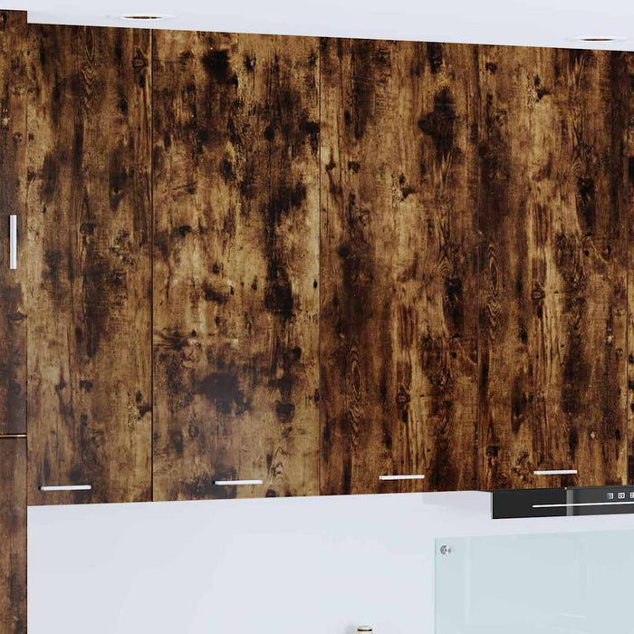 Dulap suspendat cu ușă Riga Stejar fumuriu 80 x 31 x 100 cm - WALTI WALTI