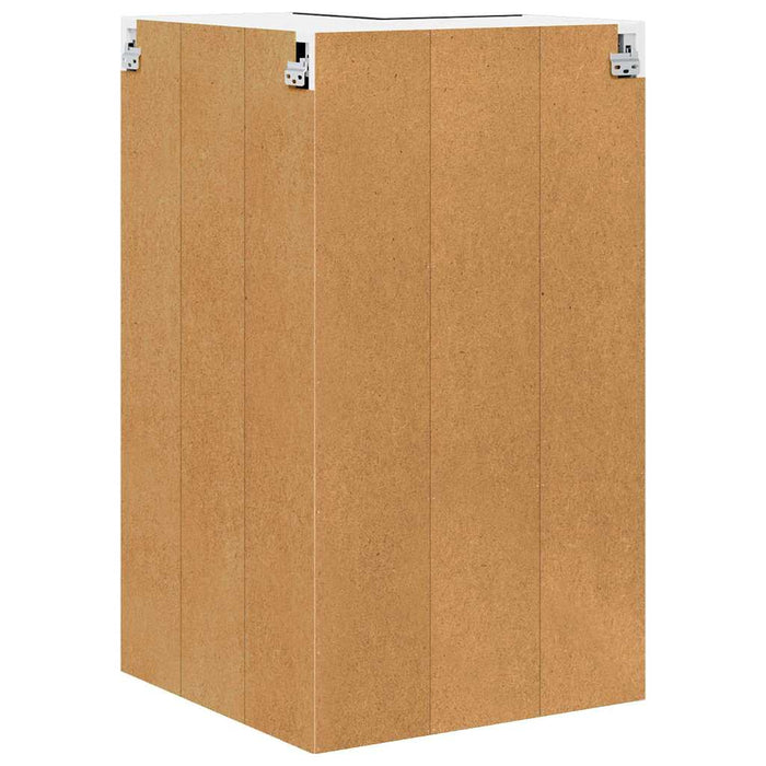 Dulap suspendat Riga Stejar negru și Alb 57 x 57 x 100 cm - WALTI WALTI