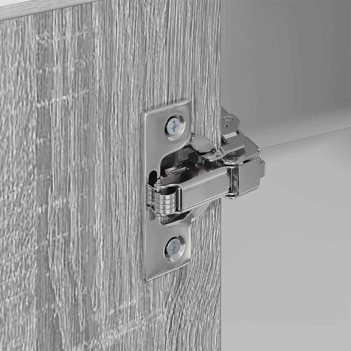 Dulap suspendat cu ușă Riga Gri Sonoma și Alb 57 x 57 x 100 cm - WALTI WALTI