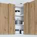 Dulap suspendat Riga Stejar Artisan și Alb 57 x 57 x 100 cm - WALTI WALTI