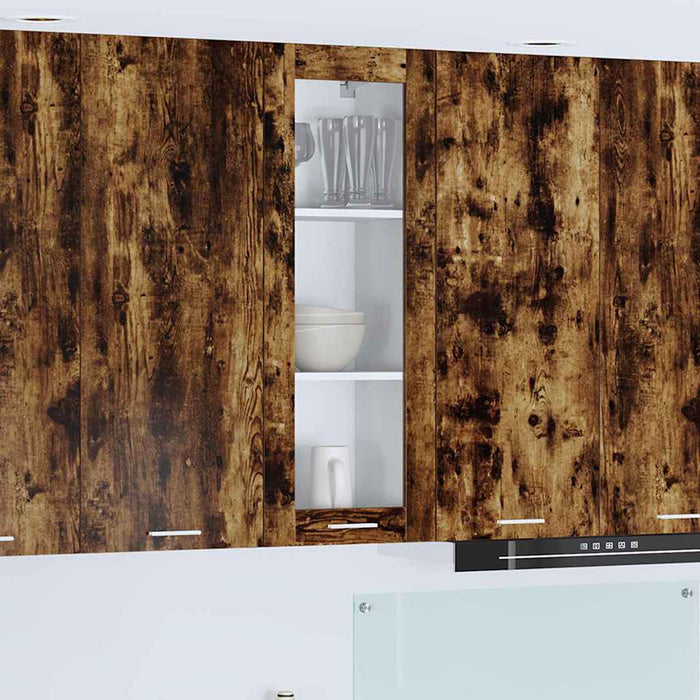 Dulap suspendat cu ușă Riga Stejar fumuriu 40 x 31 x 100 cm - WALTI WALTI