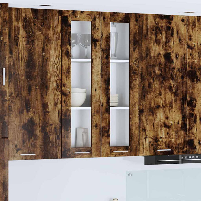 Dulap suspendat cu ușă Riga Stejar fumuriu 60 x 31 x 100 cm - WALTI WALTI