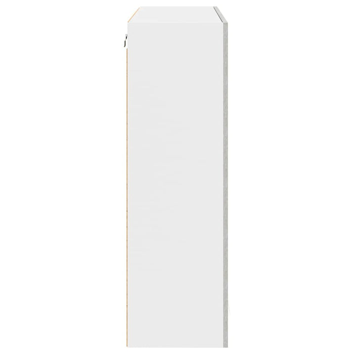 Dulap suspendat cu ușă Riga Gri din beton 80 x 31 x 100 cm - WALTI WALTI