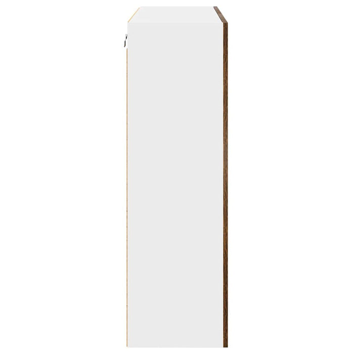 Dulap suspendat cu ușă Riga Stejar fumuriu 80 x 31 x 100 cm - WALTI WALTI