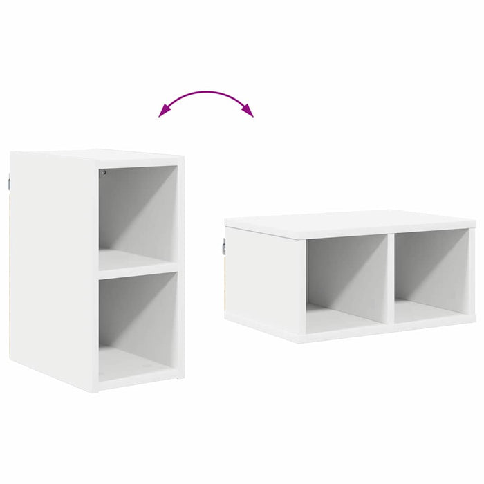 Dulap suspendat Riga Alb 20 x 29,5 x 40 cm Lemn compozit - WALTI WALTI