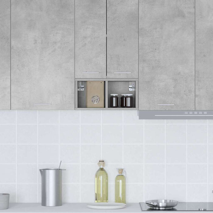 Dulap suspendat Riga Gri din beton 20 x 29,5 x 40 cm - WALTI WALTI