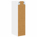 Dulap suspendat Riga Alb 20 x 29,5 x 80 cm Lemn compozit - WALTI WALTI