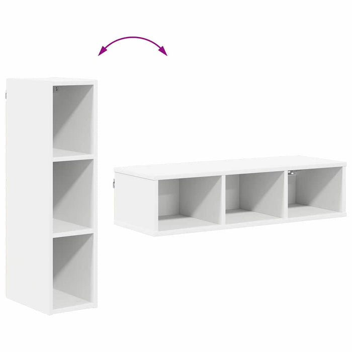 Dulap suspendat Riga Alb 20 x 29,5 x 80 cm Lemn compozit - WALTI WALTI