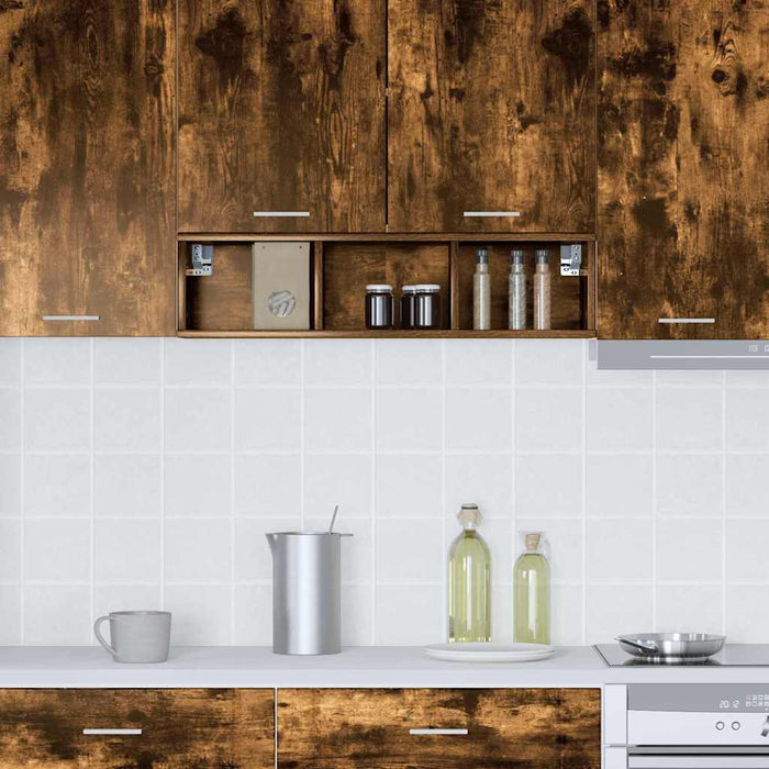 Dulap suspendat Riga Stejar fumuriu 20 x 29,5 x 80 cm - WALTI WALTI